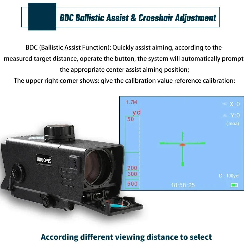 Night Vision Scope Optical 3.5x32 Digital Infrared Red Dot Sight