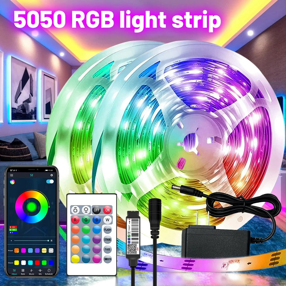 Light Strip Bluetooth DC LED Flexible Ribbon Diode Tape