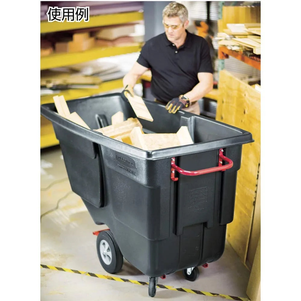 Forkliftable Polyethylene Dump Truck, 450-Pound Capacity