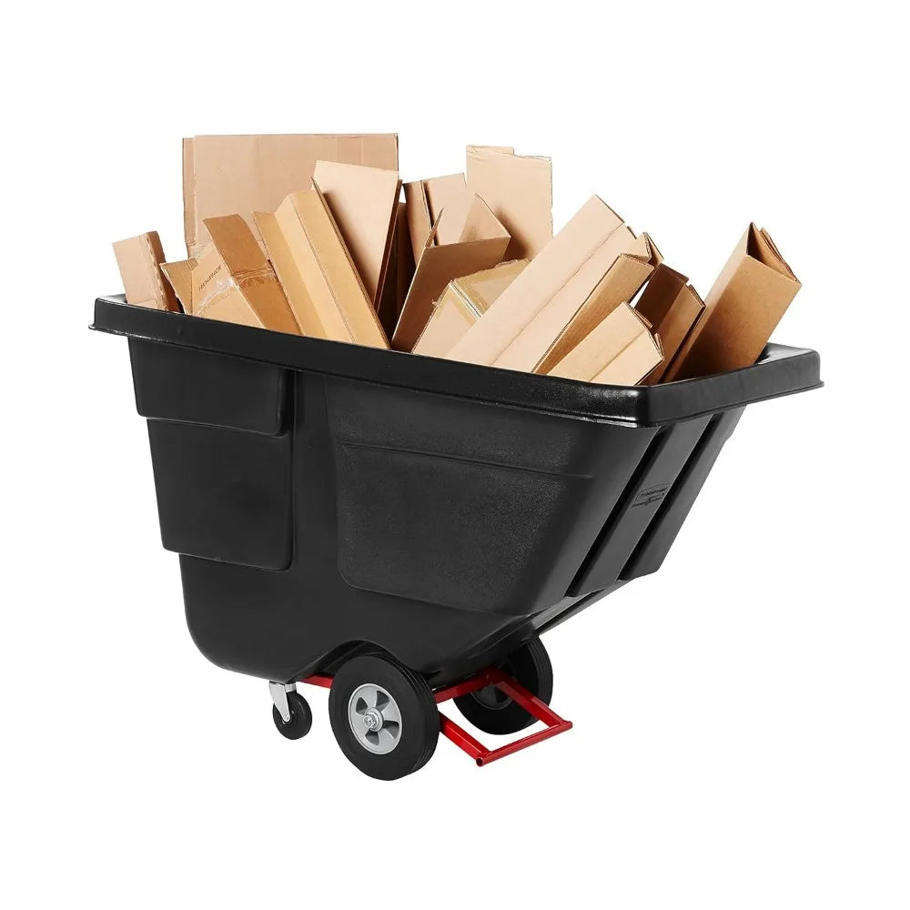 Forkliftable Polyethylene Dump Truck, 450-Pound Capacity