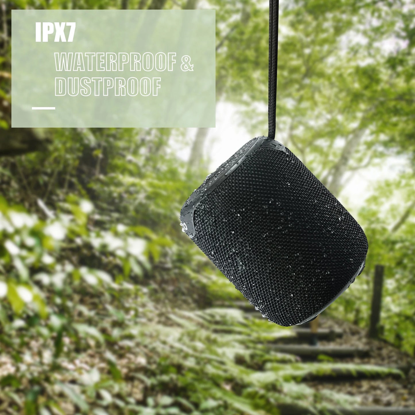 Portable Bluetooth Speaker, Powerful Sound, Waterproof