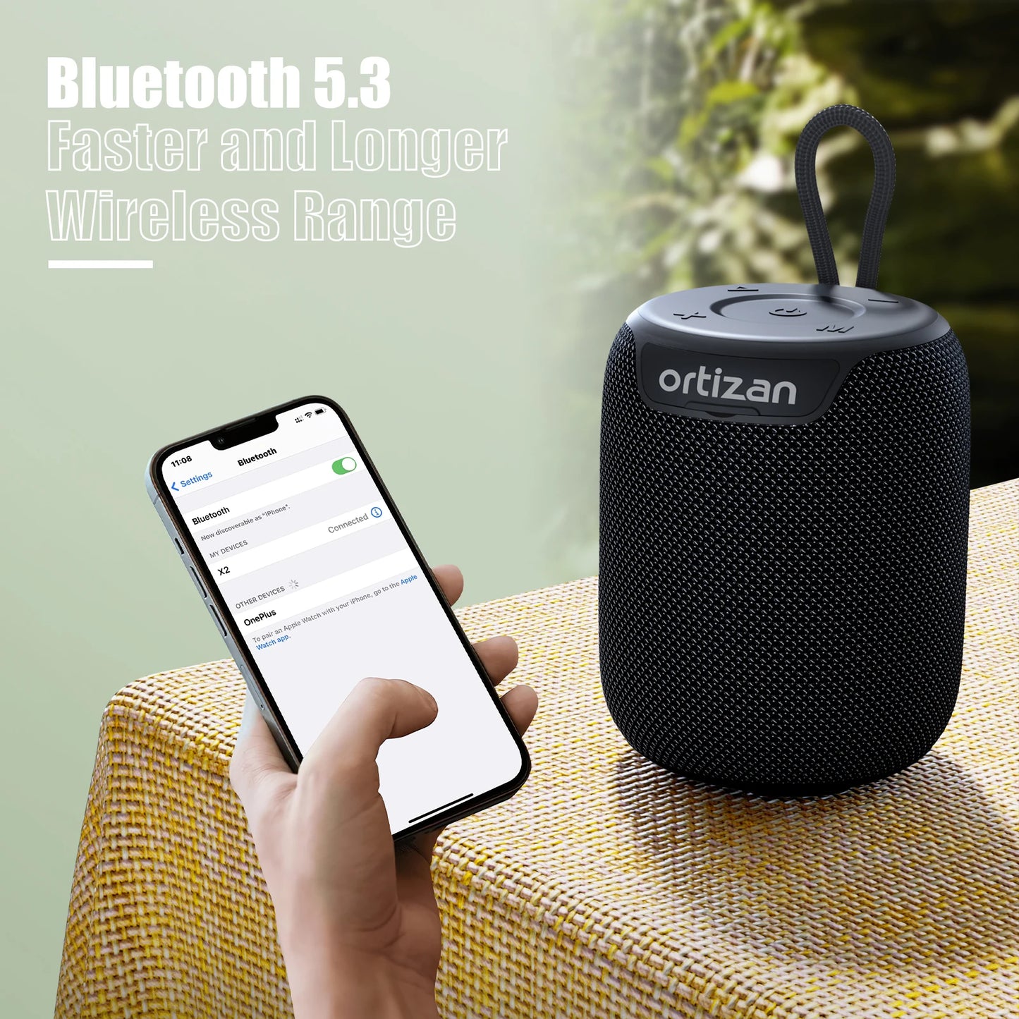Portable Bluetooth Speaker, Powerful Sound, Waterproof