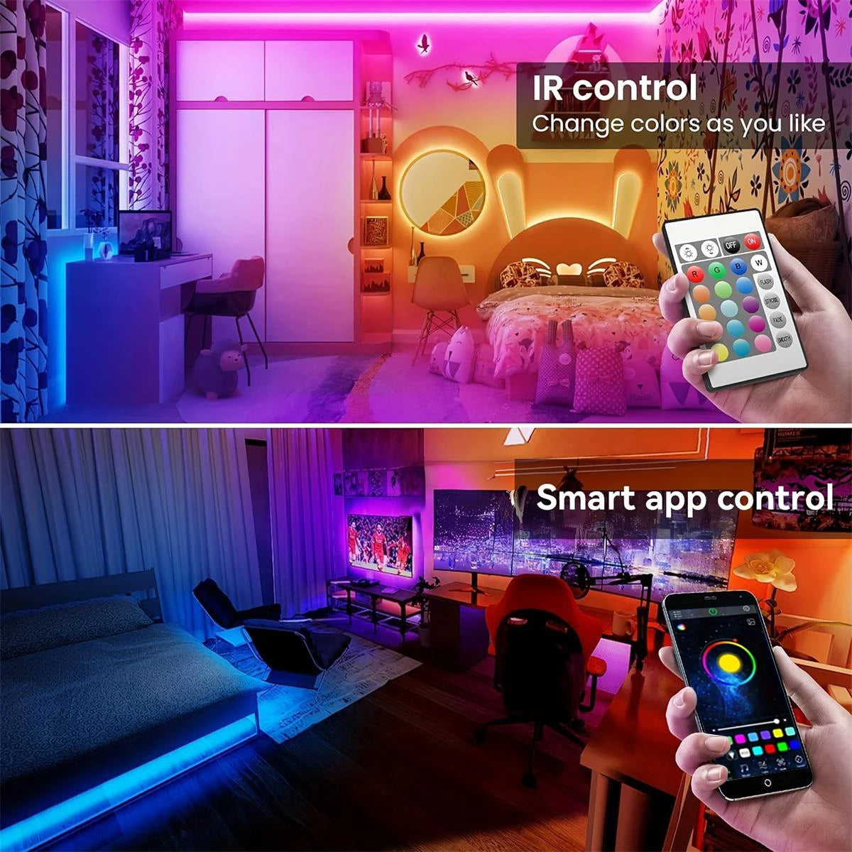 Light Strip Bluetooth DC LED Flexible Ribbon Diode Tape