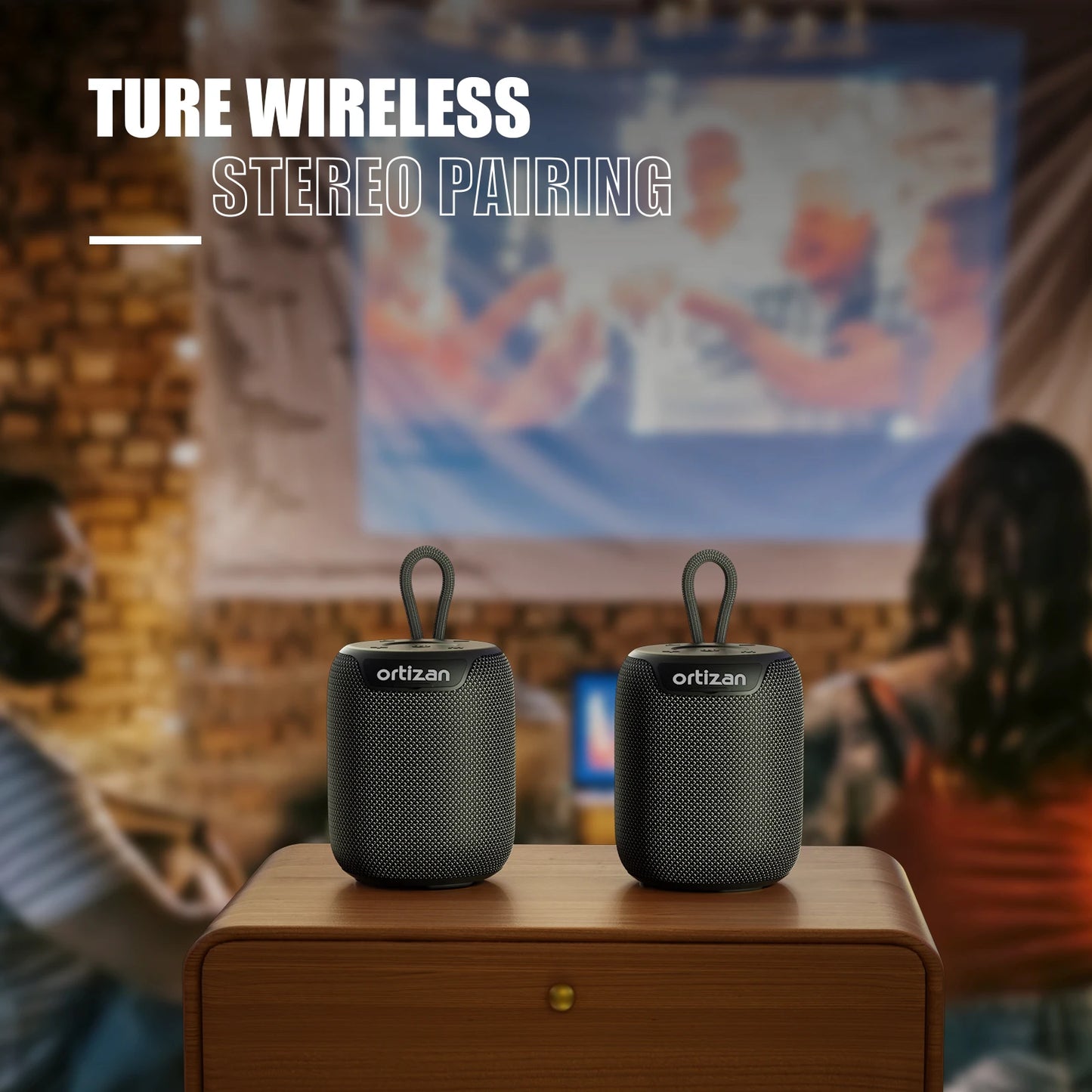 Portable Bluetooth Speaker, Powerful Sound, Waterproof