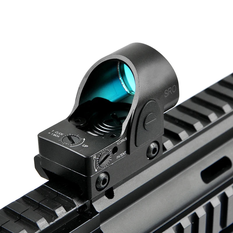 Red Dot Rifle Reflex Scope, 20mm Weaver Rail For Airsoft Hunting Rifle