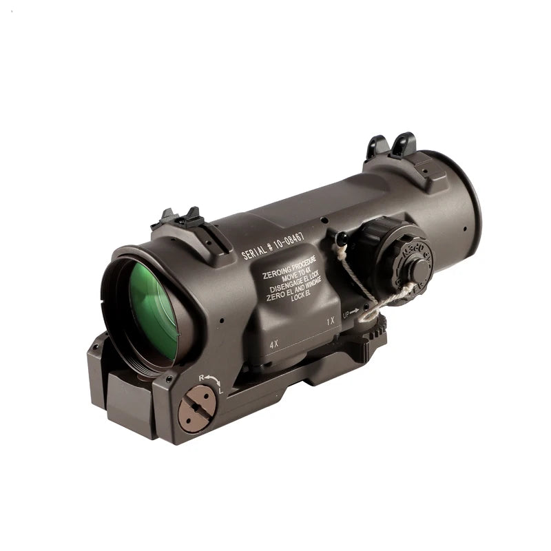 1x-4x Fixed Dual Purpose Rifle Red Dot Sight