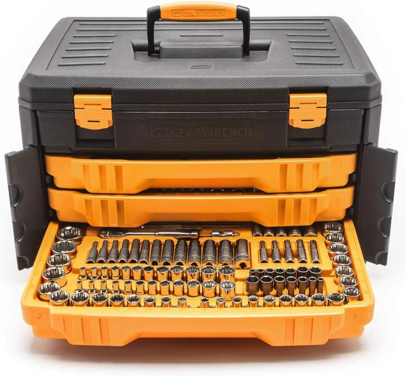 243 Pc. 12 Pt. Mechanics Tool Set in 3 Drawer Storage Box