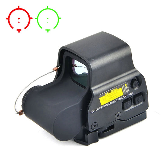 Holographic Red Green Dot Reflex Sight, Picatinny Weaver 20mm Quick Release Mount