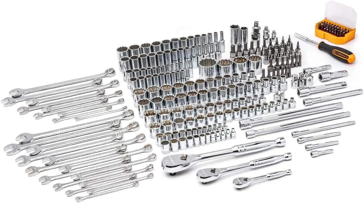 243 Pc. 12 Pt. Mechanics Tool Set in 3 Drawer Storage Box