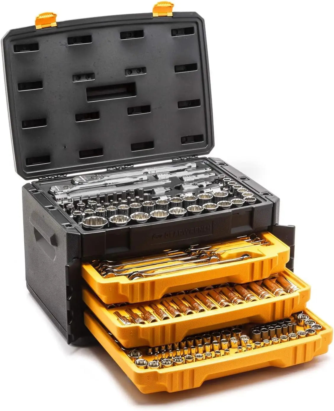 243 Pc. 12 Pt. Mechanics Tool Set in 3 Drawer Storage Box