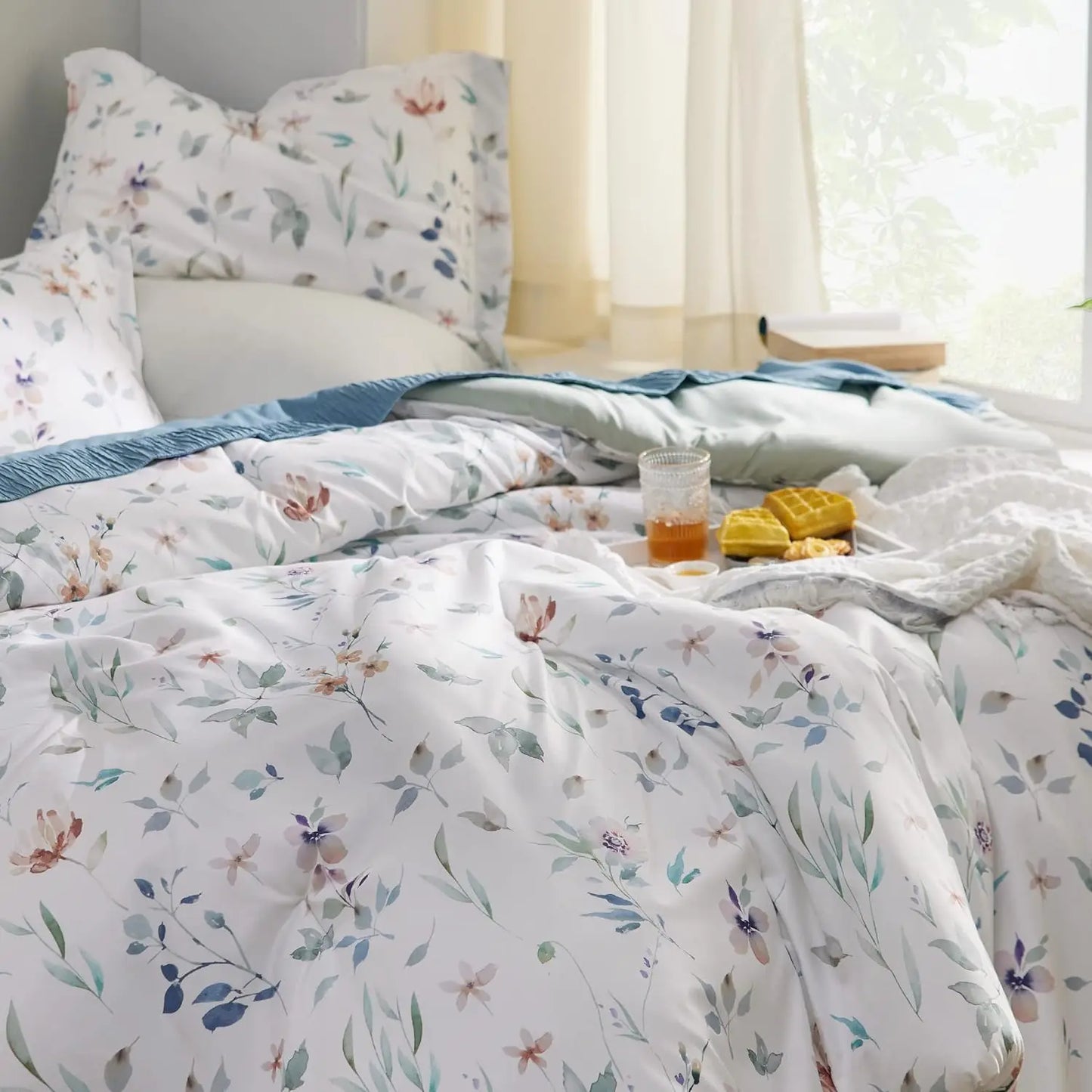 Comforter Set - Size, Fluffy Soft Microfiber Comforter