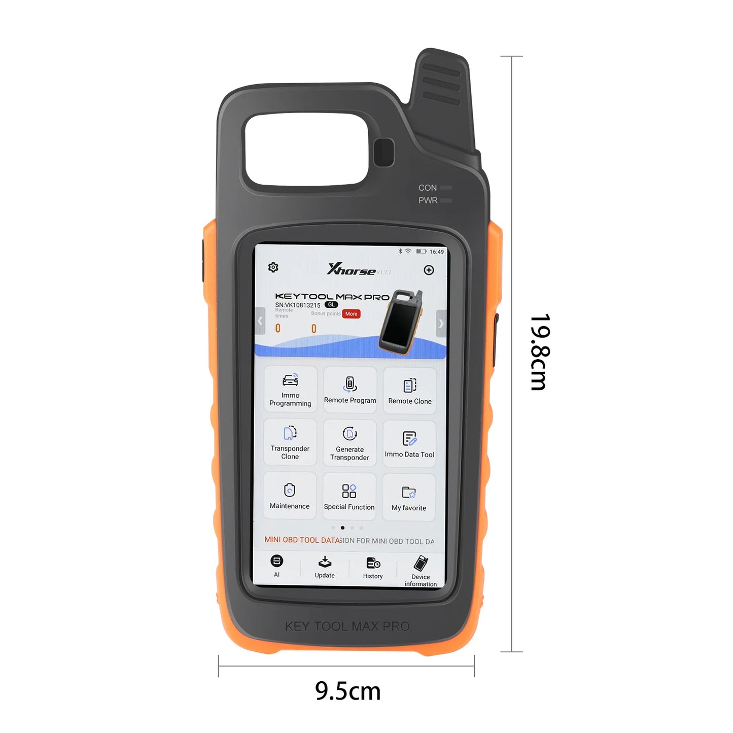 Key Tool Max Pro With MINI OBD Tool