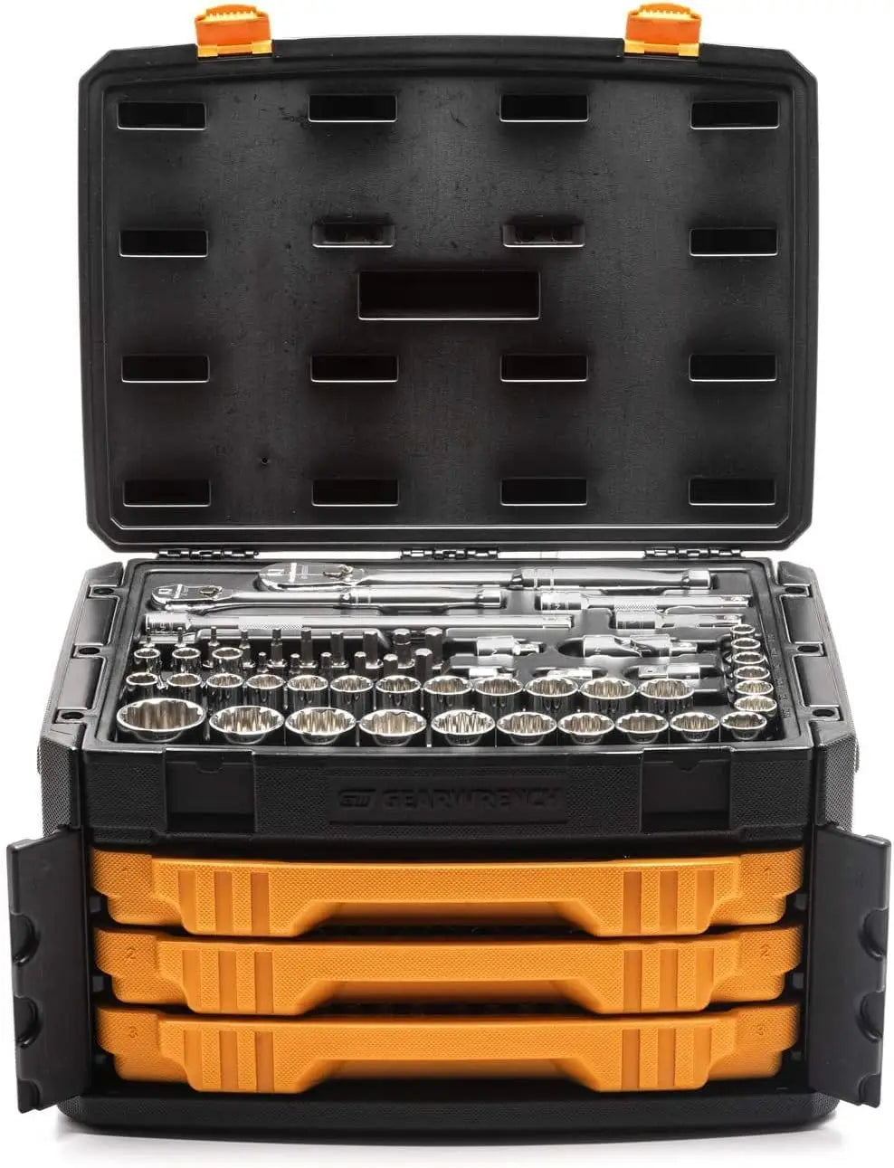 243 Pc. 12 Pt. Mechanics Tool Set in 3 Drawer Storage Box