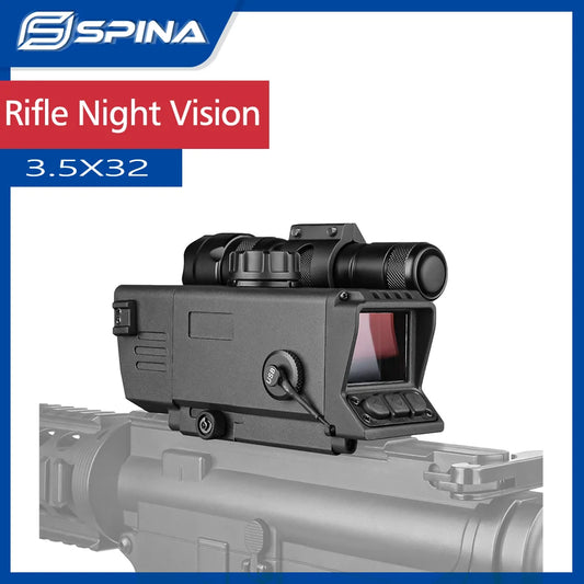 3.5x32 Night Vision BDC Reticle Rifle Scope Digital Infrared Red Dot Sight