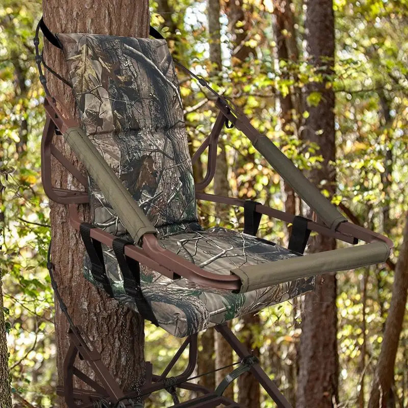 Outdoor Treestand Seats Replacement Hunting Tree Seat With Adjustable Strap Universal Tree Stand Seat Cushion Hunting Accessory