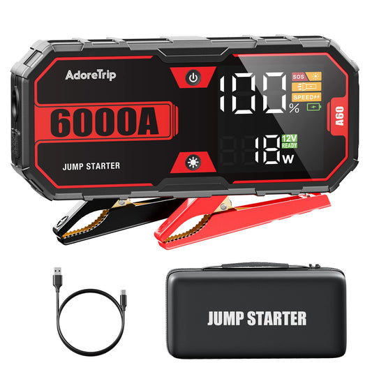 6000A 12V  Jump Starter Power Device